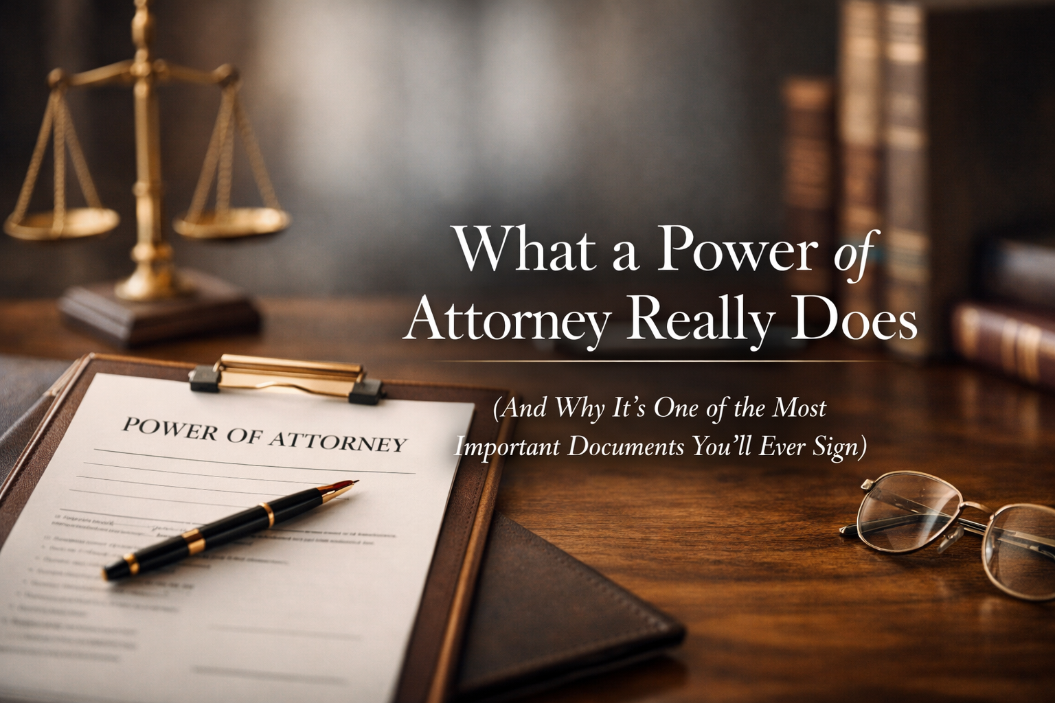 What a Power of Attorney Really Does